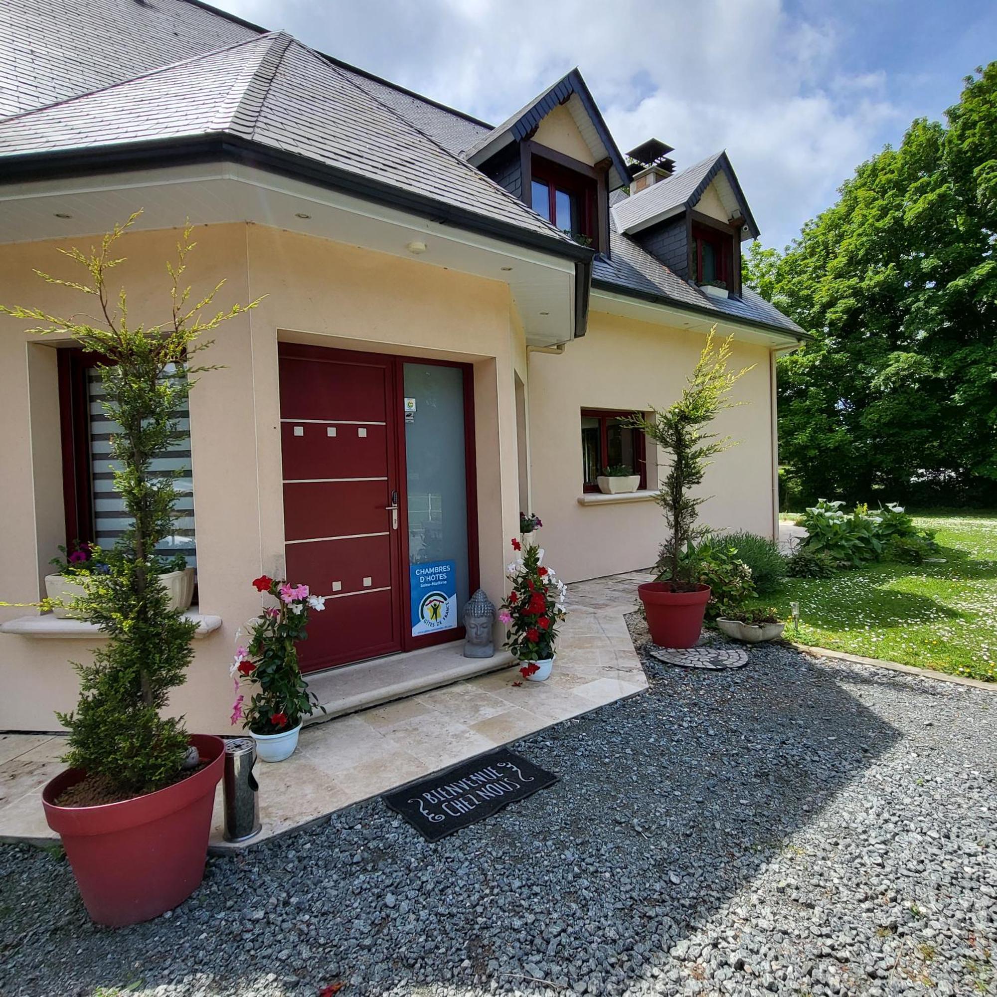 לינה וארוחת בוקר Senneville-sur-Fécamp Chez Kate Et Lolo מראה חיצוני תמונה